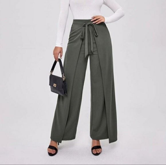 Tie Front pants - Picture 2 of 7